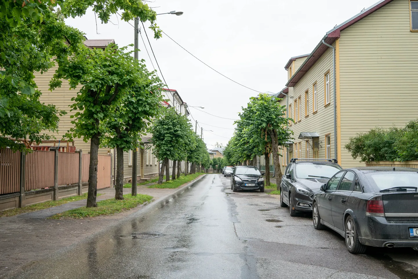 Tartu Karlova linnaosa. Pilt on illustreeriv.