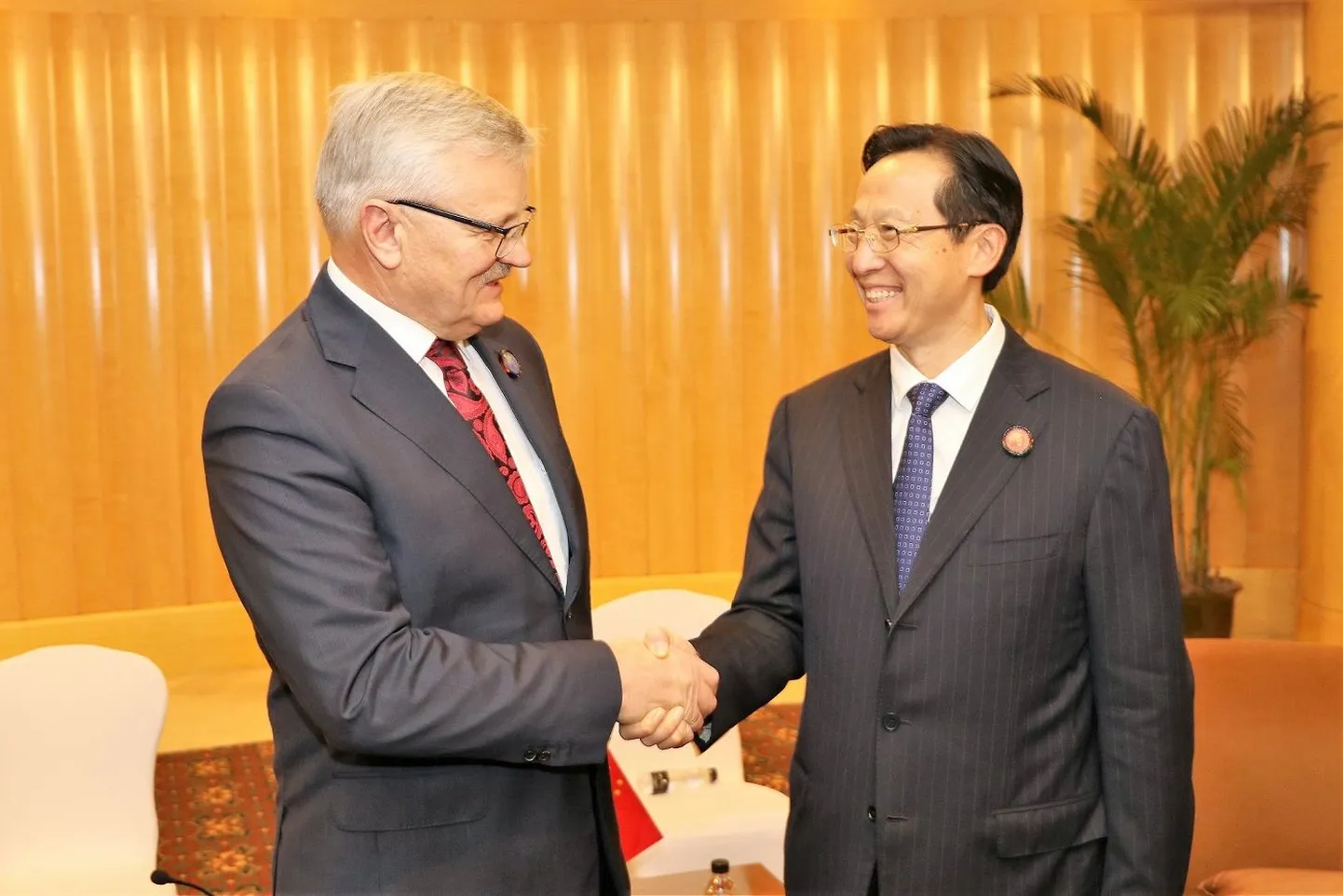 Tarmo Tamm ja Han Changfu.