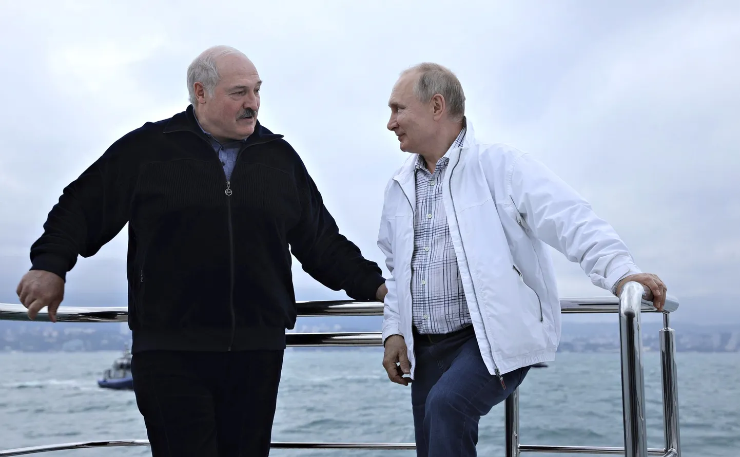 Александр Лукашенко и Владимир Путин.
