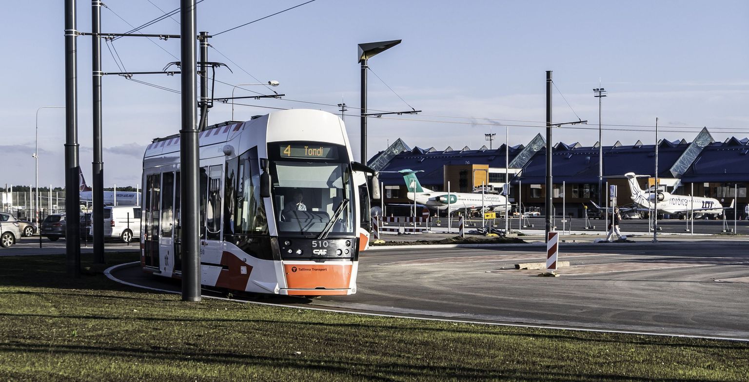 Hispaanias toodetud tramm CAF Urbos.
