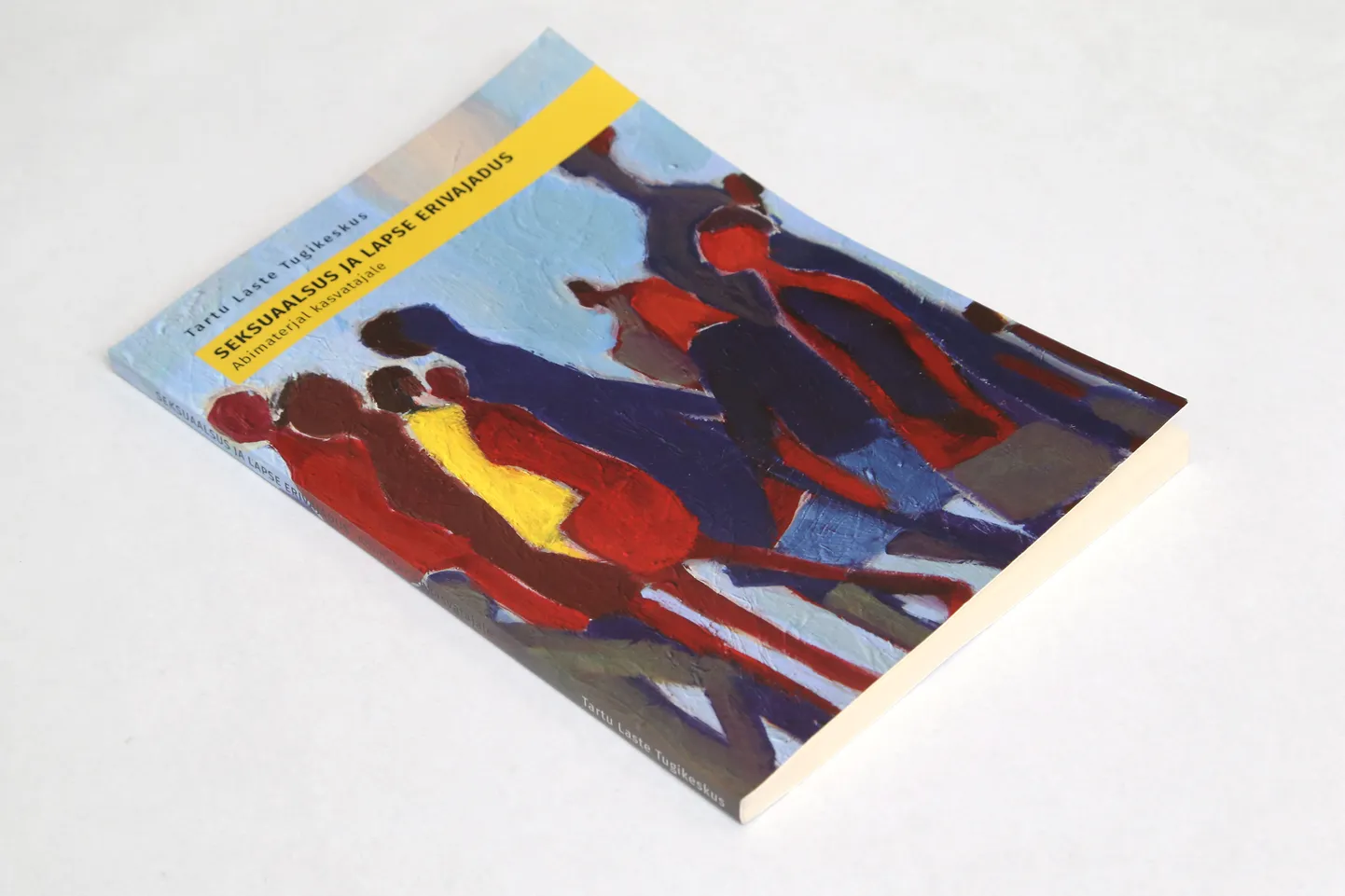 Teose "Seksuaalsus ja lapse erivajadus" kaanekujunduse autor on Anni Haldre, raamat on trükitud trükikojas Gutenbergi pojad.