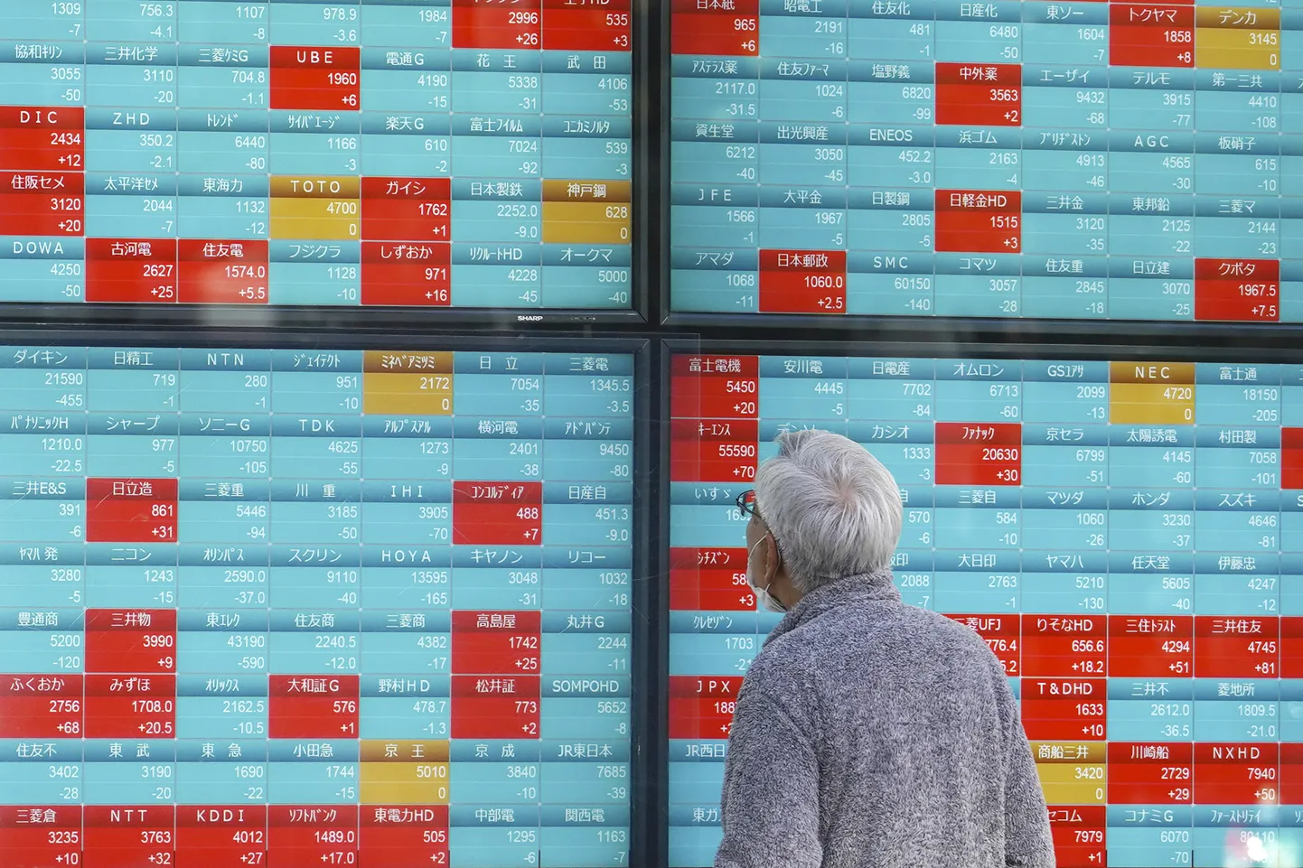 Jaapani investor vaatab börsiinfot