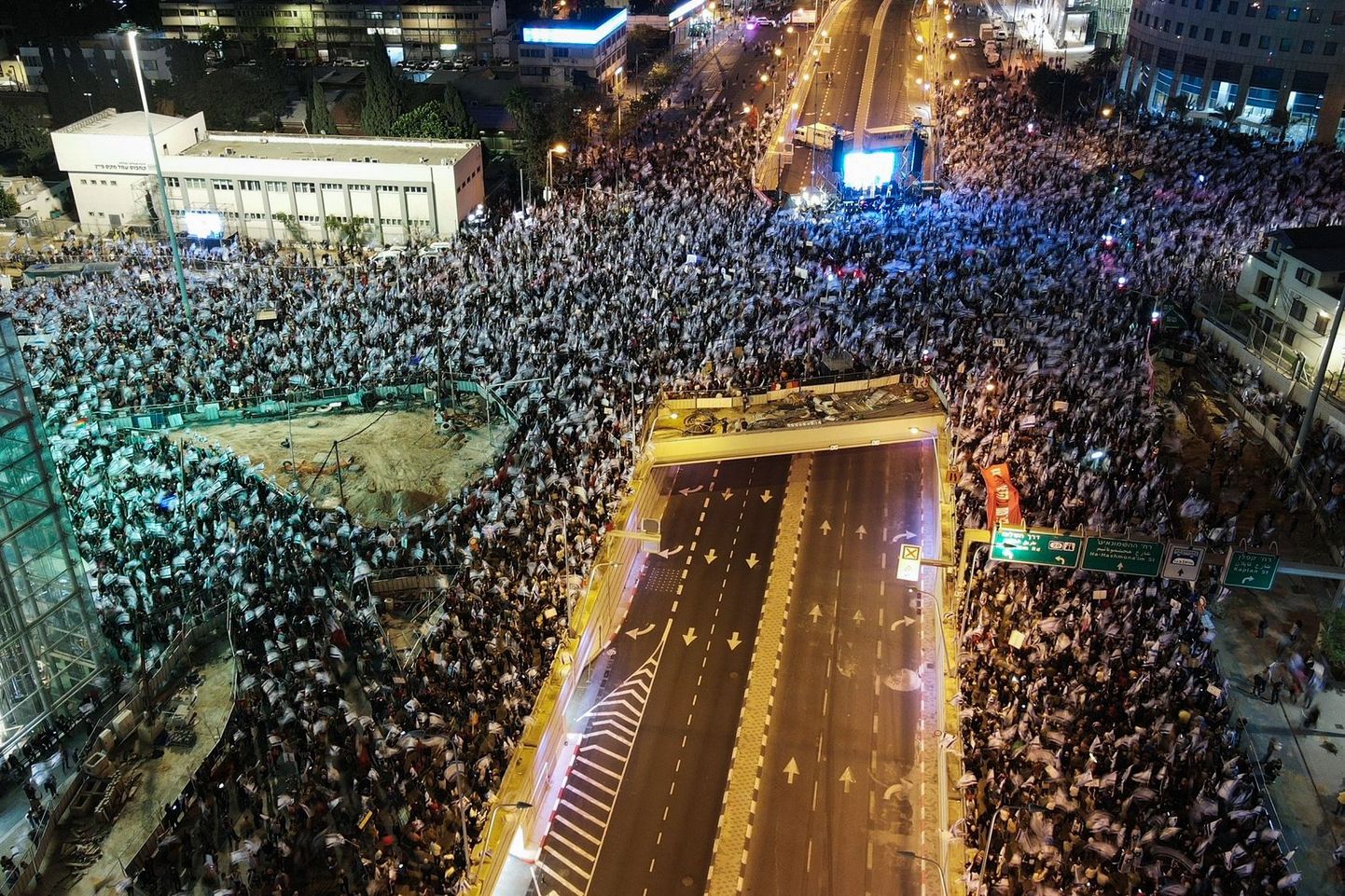 Протесты в Израиле.