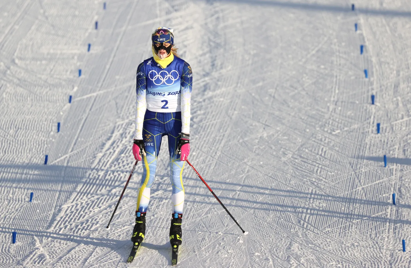 Pettunud Frida Karlsson.
