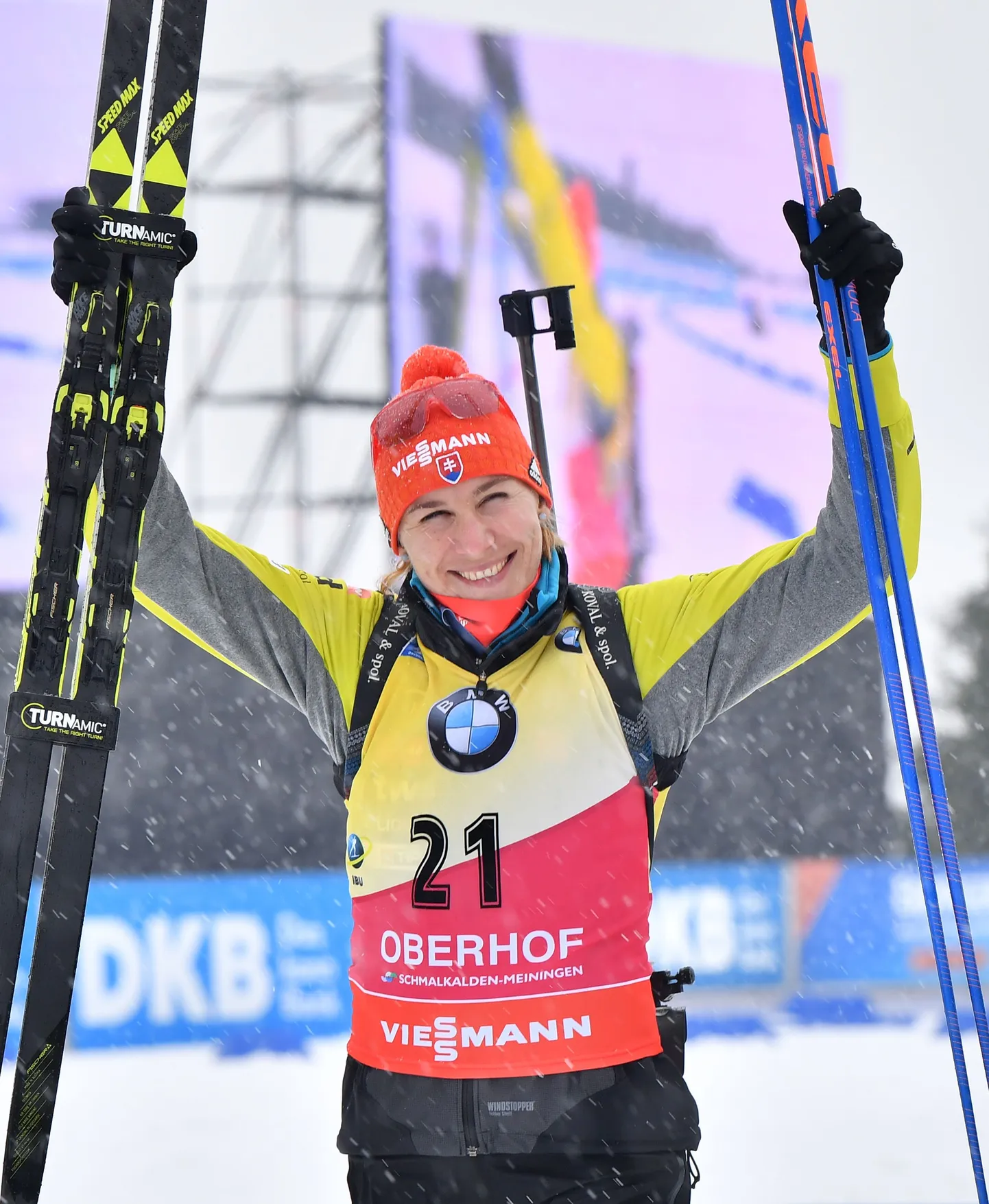 Anastassia Kuzmina on nüüd võitnud 11 MK-etappi