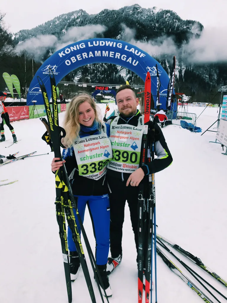 Mõned minutid pärast maratoni läbimist. Kõige õnnelikum lõpetaja!