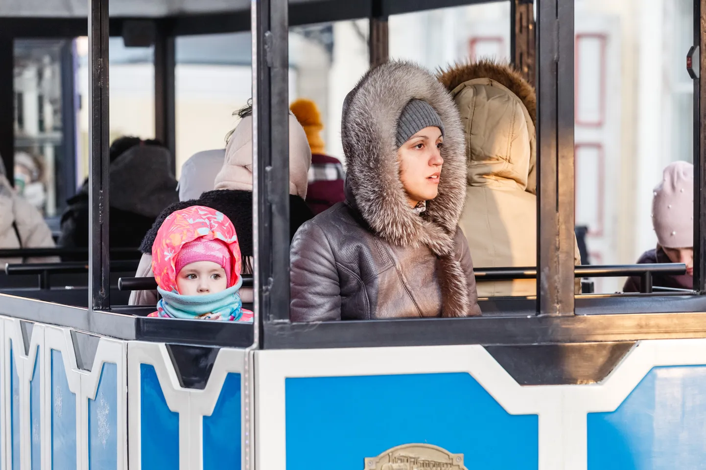 Vene turistid Tallinna vanalinnas