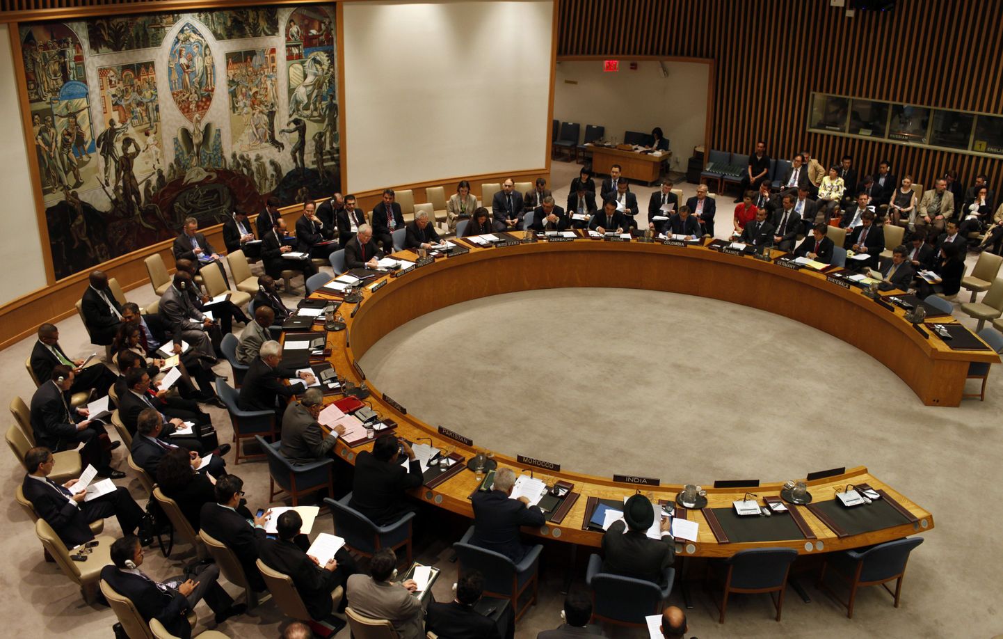 ÜRO Julgeolekunõukogu kohtumine eelmise aasta märtsis New Yorgis. Toona oli arutluse all samuti Süüria.