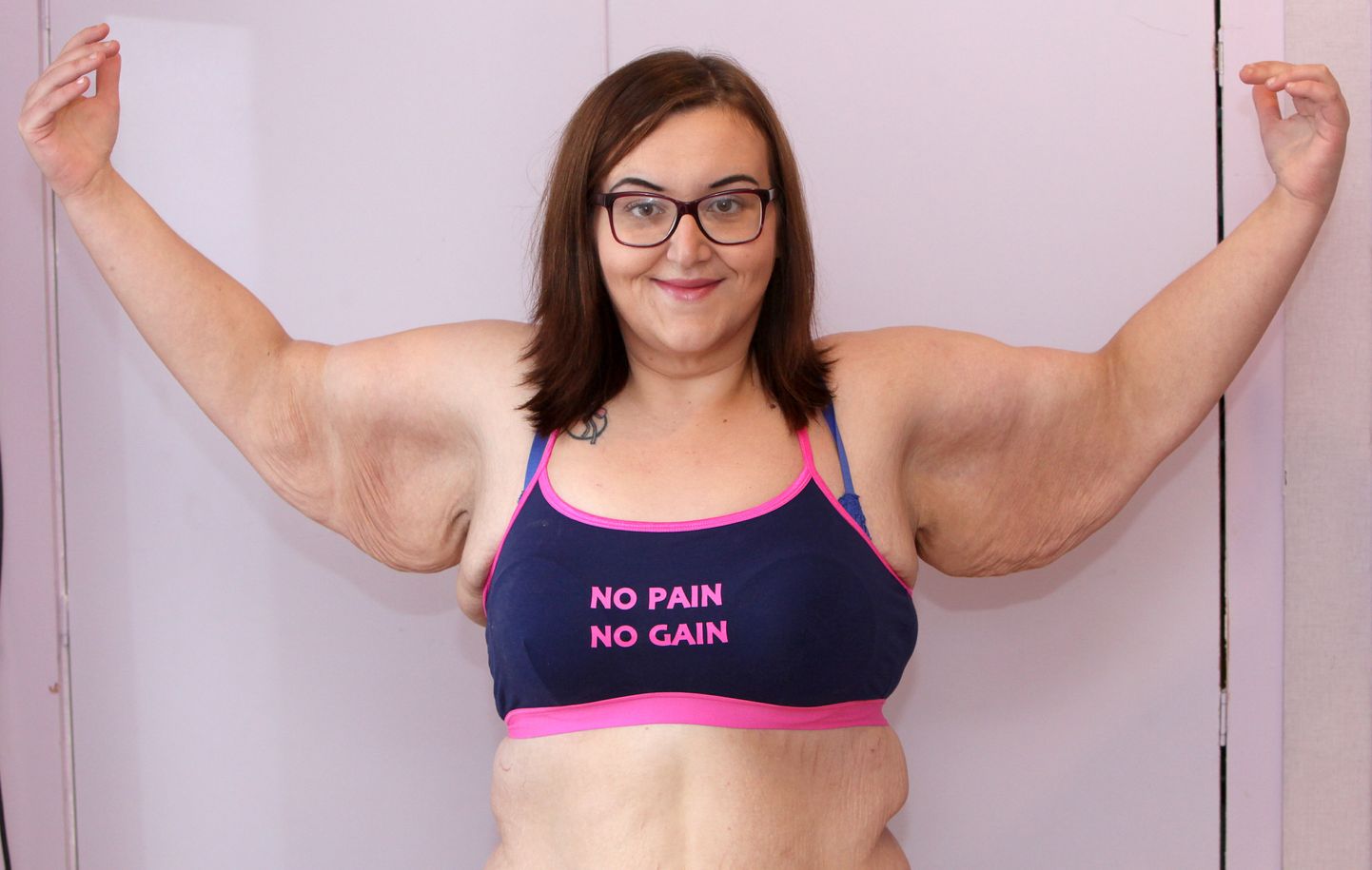 Jessica Bell kaotas kaalust 97 kilo, kuid tagajärjeks oli rippuv nahk.