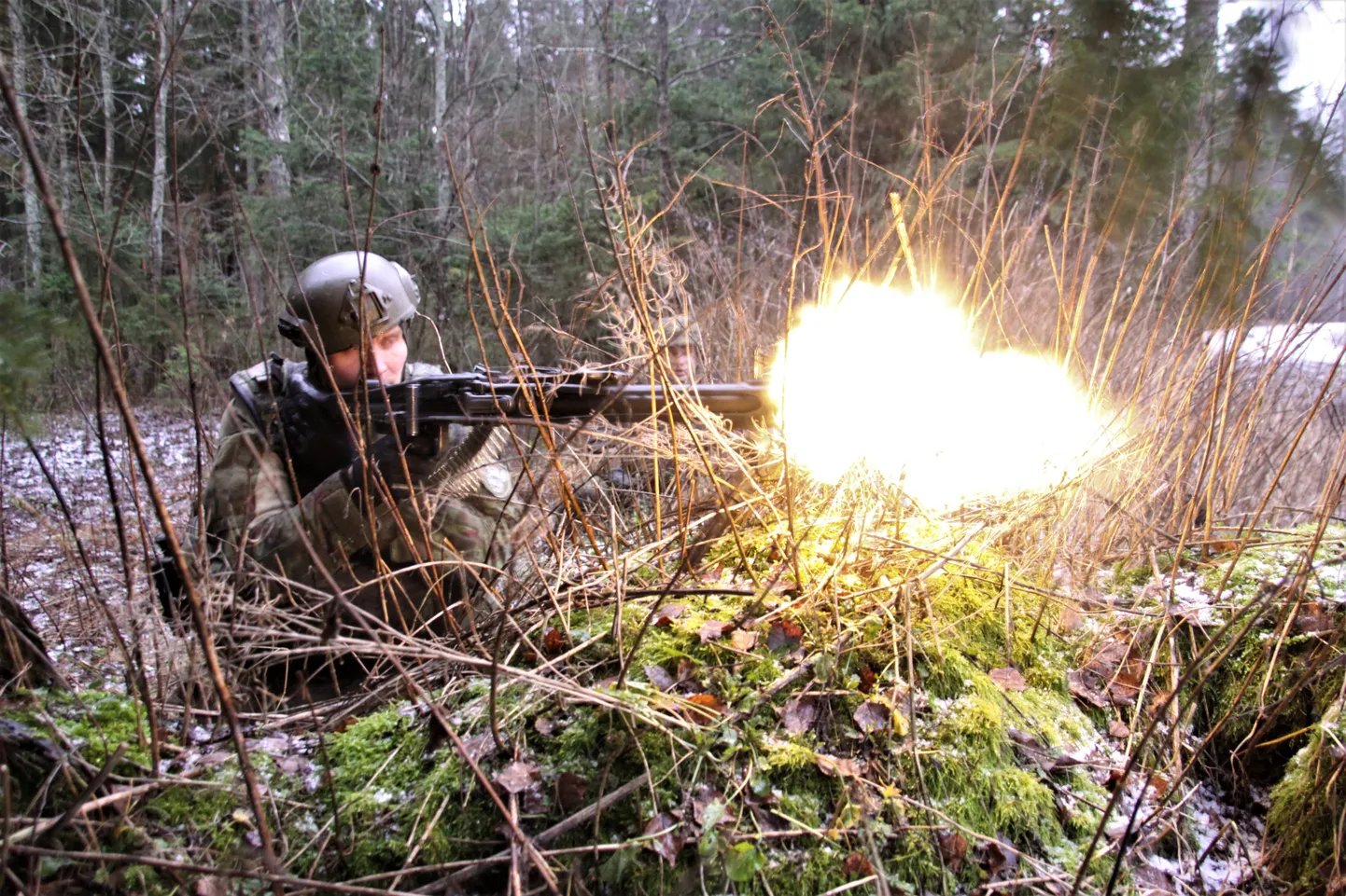 Kaitseliitlaste õppus.