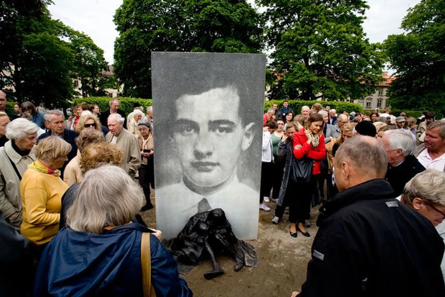 Raoul Wallenbergi memoriaali avamine Göteborgis 2007. aastal.