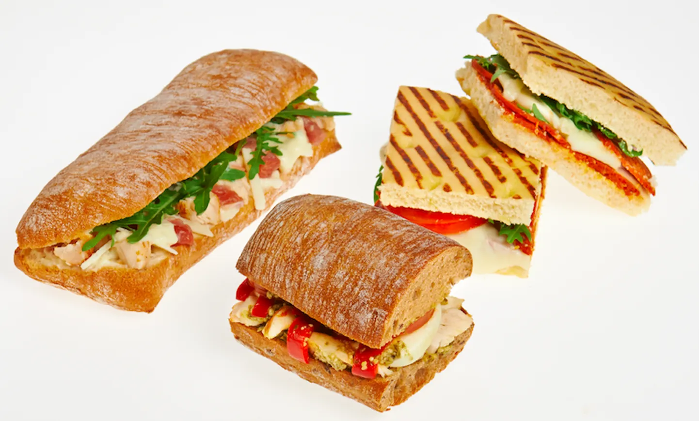 Statoil начинает предлагать новые бутерброды и салаты.