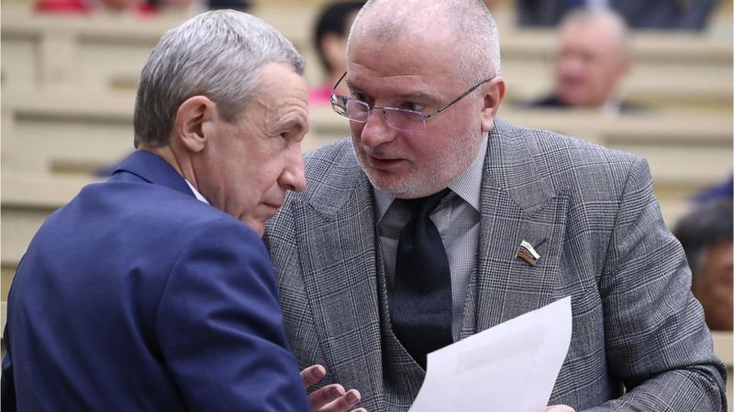 Сенаторы Климов (слева) и Клишас - одни из тех, кому не понравилась резолюция американских конгрессменов.