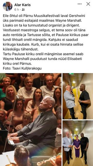 President Alar Karise sotsiaalmeedia postitus.
