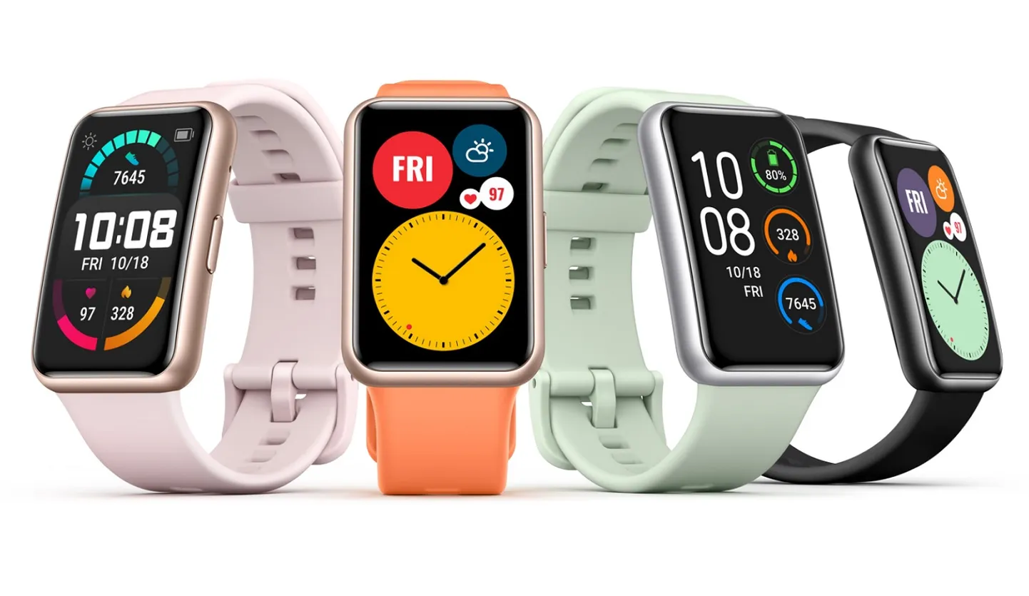 Huawei Watch Fit kellade värvivalik.