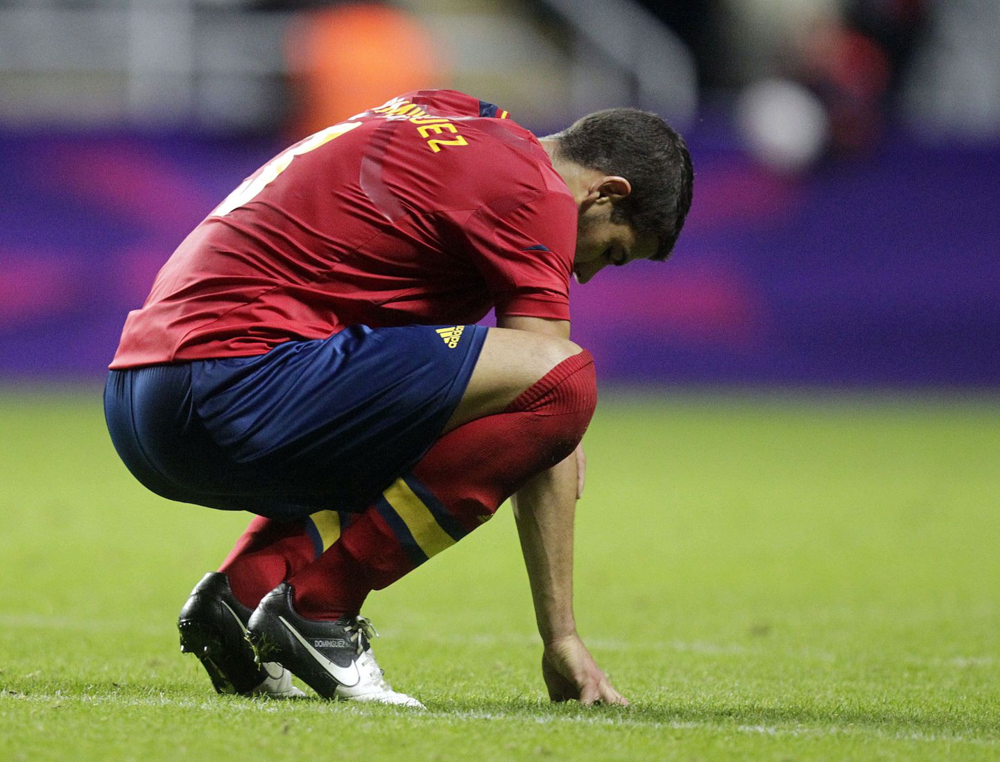 Hispaania jalgpallikoondise olümpiaunistus purunes.
