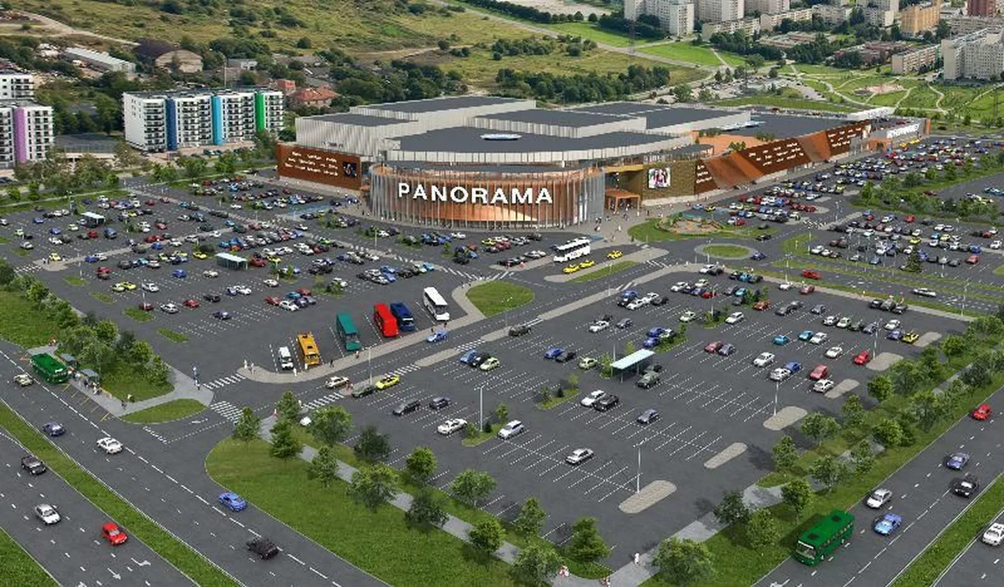 Макет торгового центра Panorama City