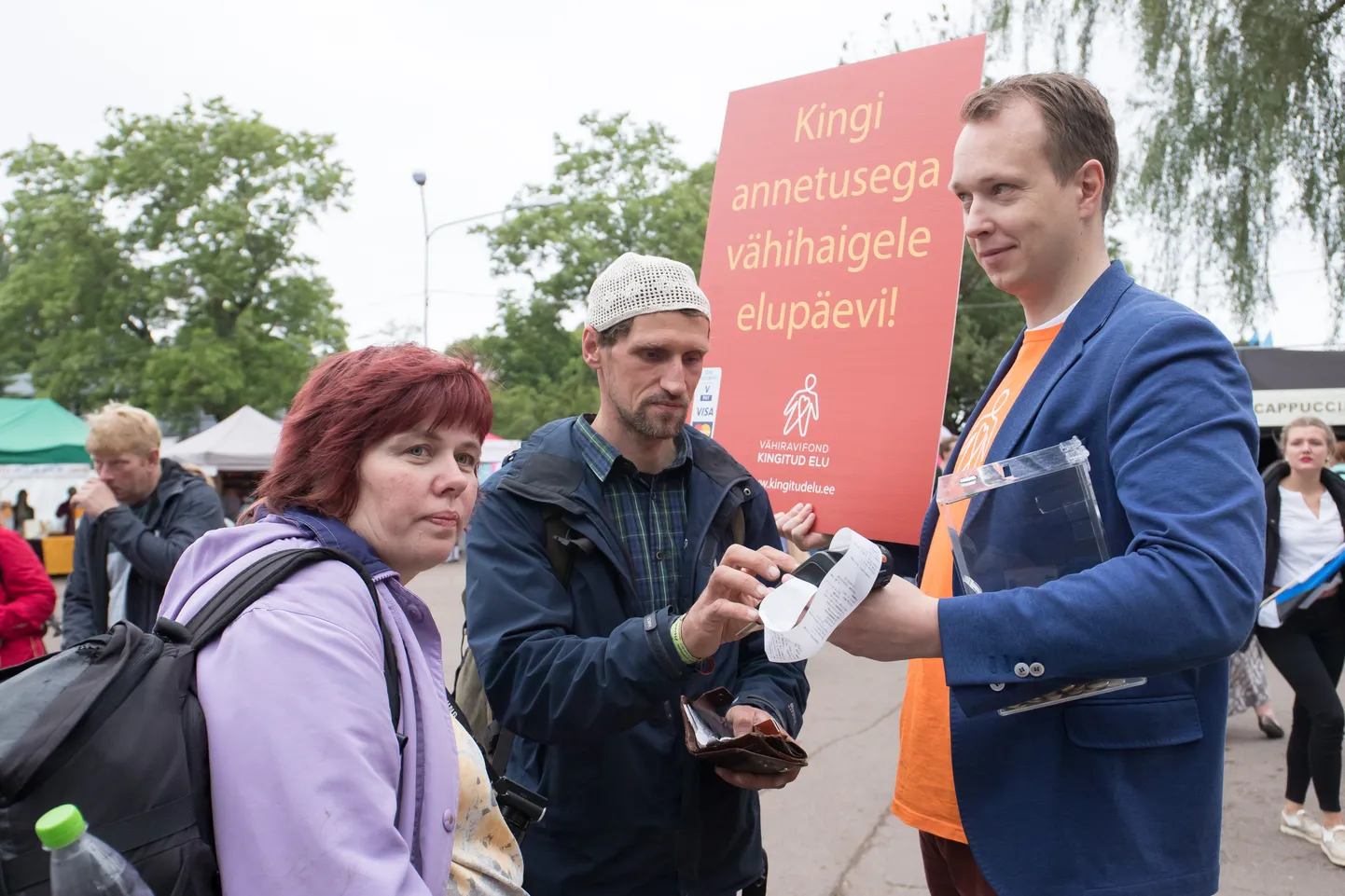 Vähiravifond, annetuste kogumine.