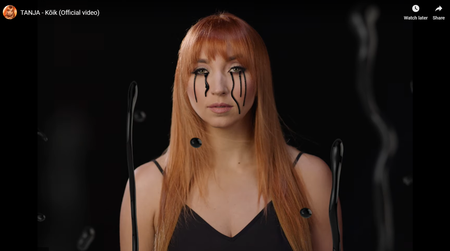 Kaader laulja Tanja uuest muusikavideost «Kõik».