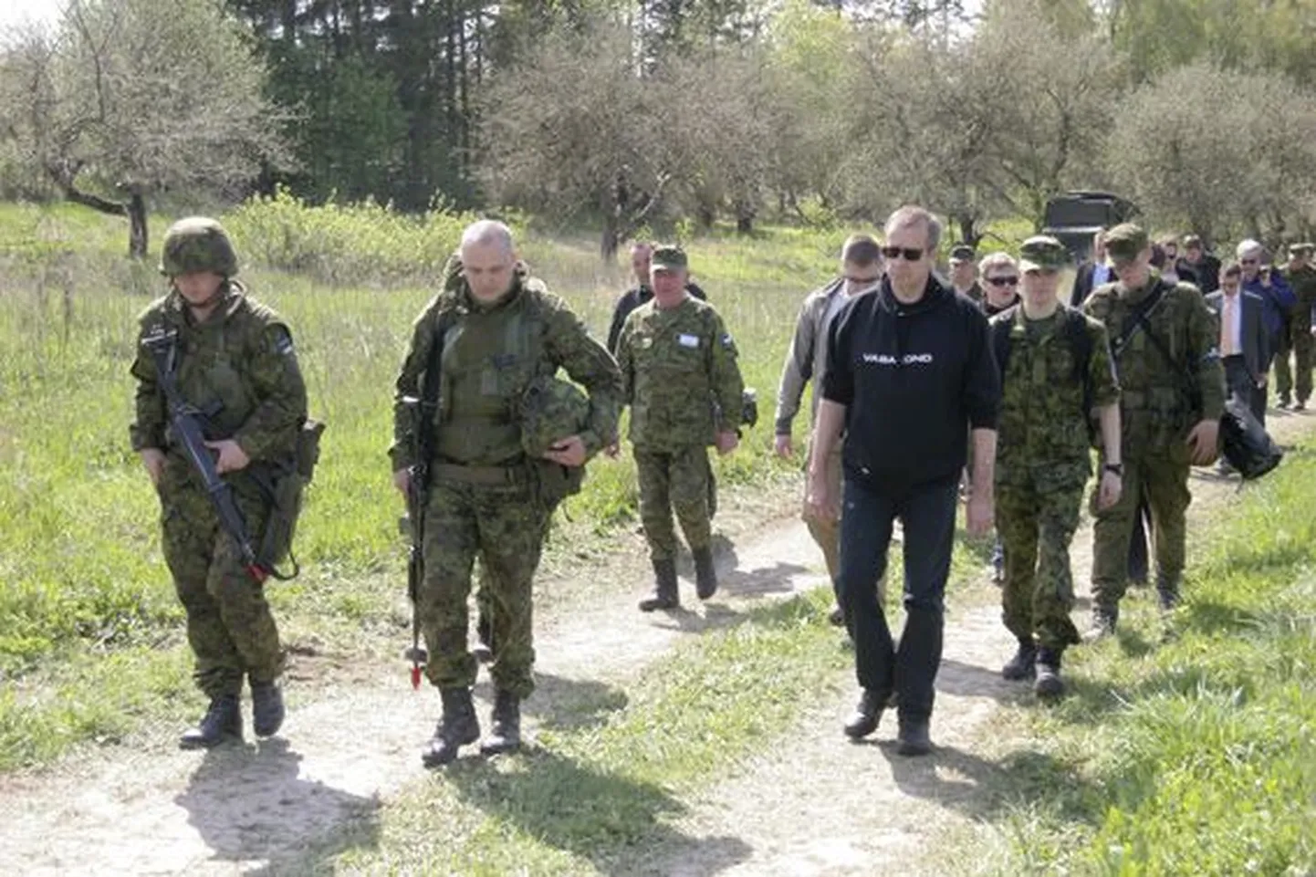 President Toomas Hendrik Ilves väisas Kevadtormi.