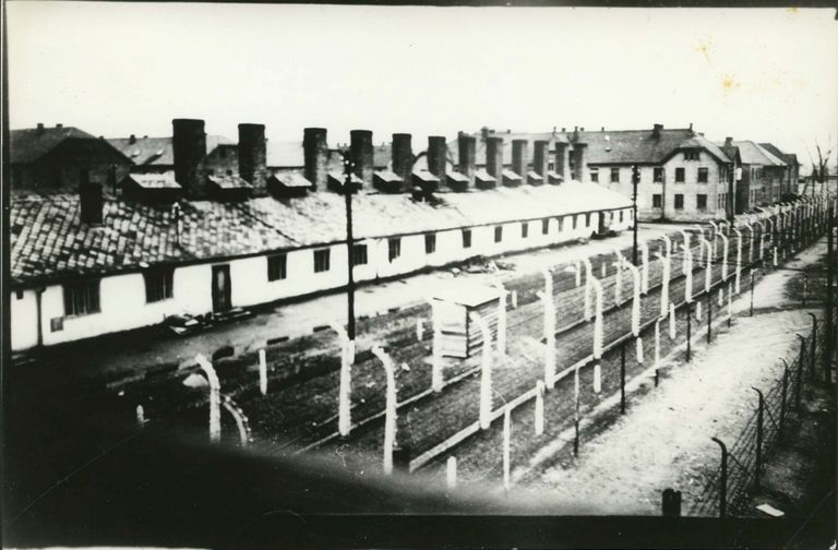 Foto Auschwitzi koonduslaagrist, daatum teadmata.