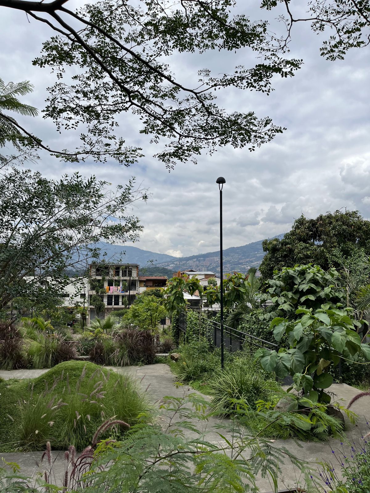 Prado park, mis asub Medellíni kesklinna kõrval.