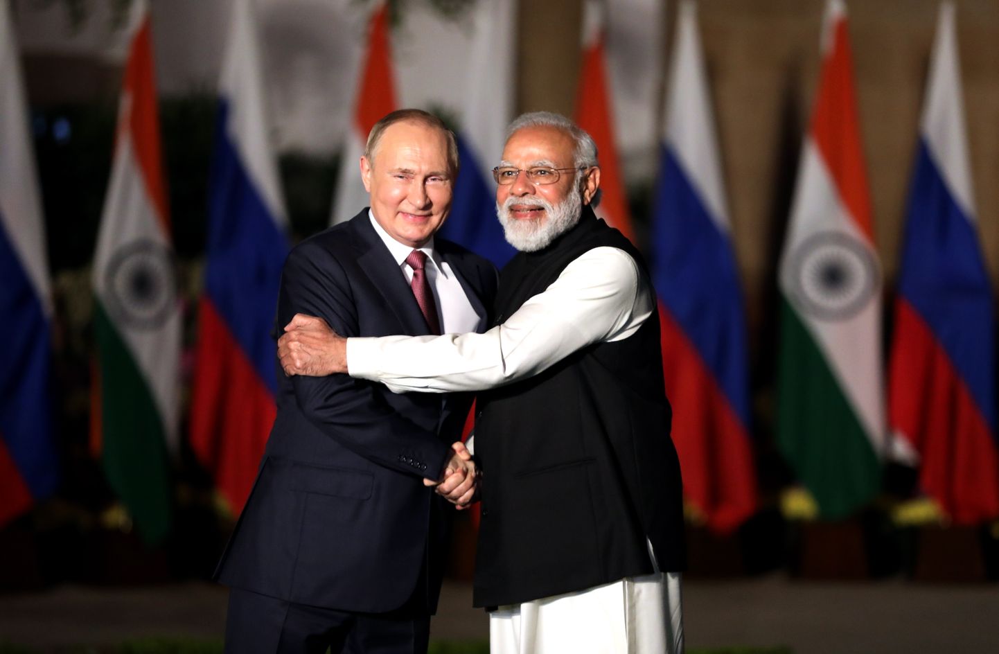 India peaminister Narendra Modi ja Venemaa president Vladimir Putin.