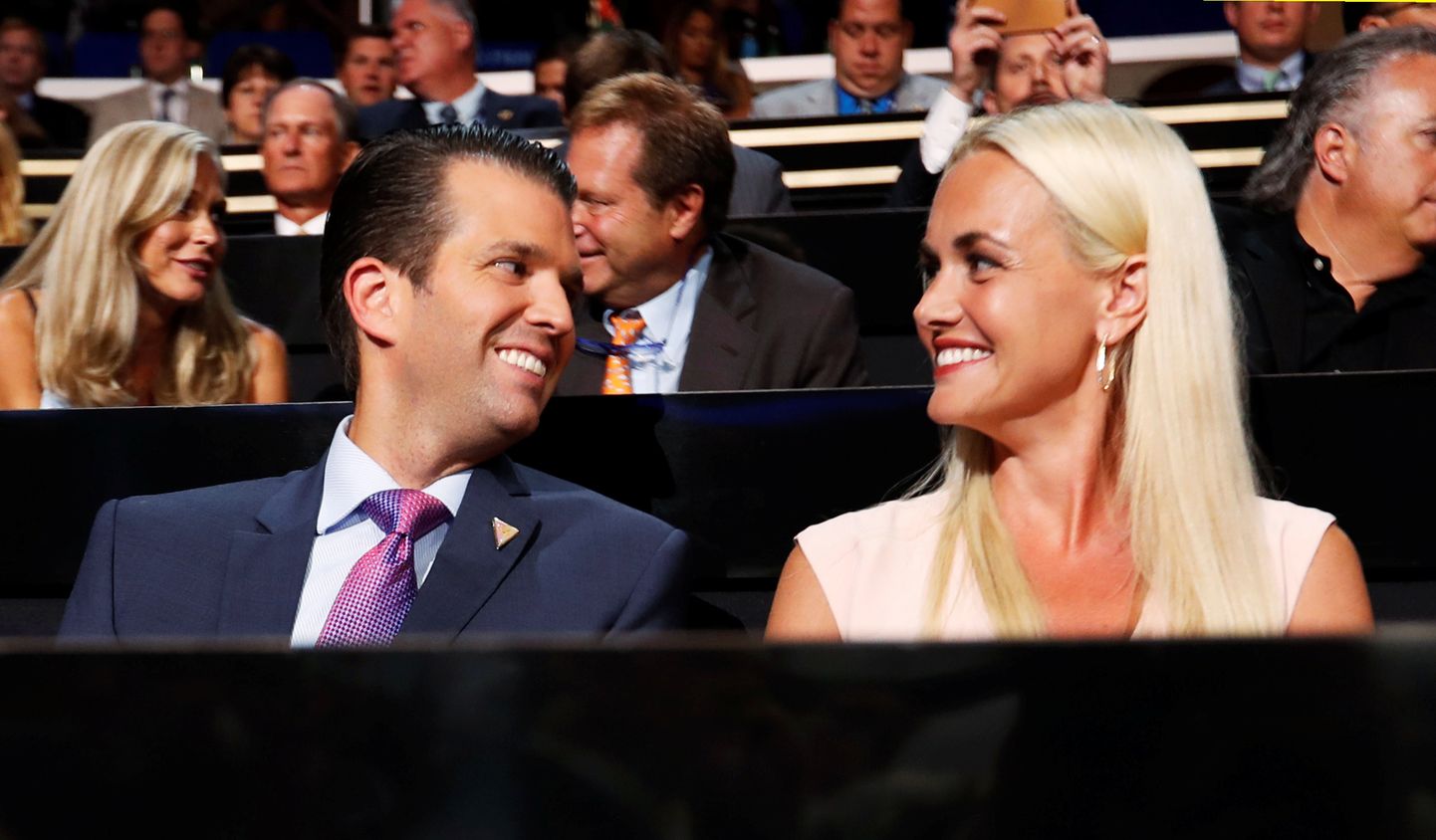Donald juunior ja Vanessa Trump 2016. aasta suvel peetud vabariiklaste parteikongressil.