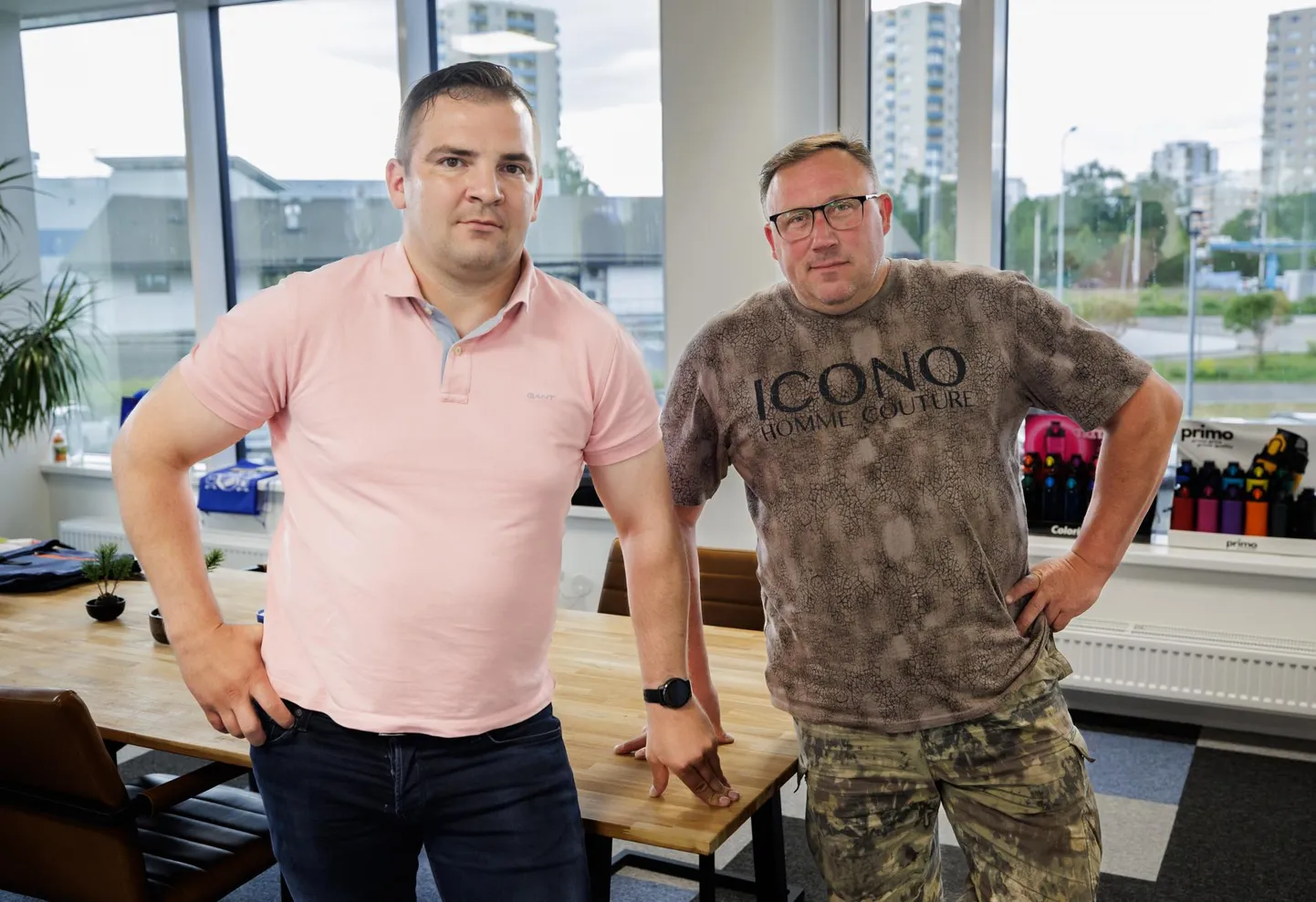 Tallinn MTÜ Naerata Ometi juhid Kuno Kompus (vasakul) ja Heiki Lutschan.