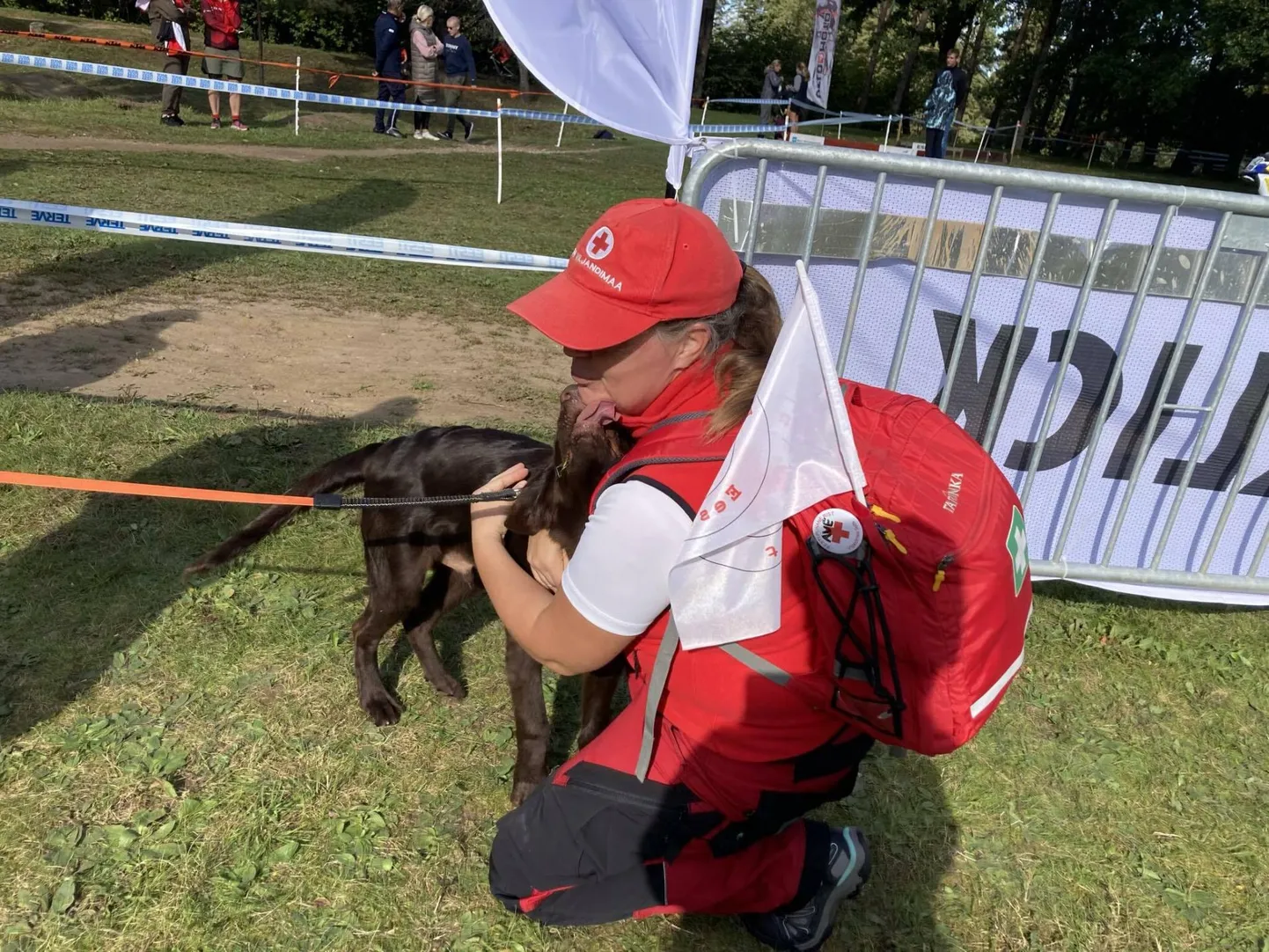 Eesti Punase Risti vabatahtlik Ave Puru ütleb, et tahab aidata inimesi ja loomi.