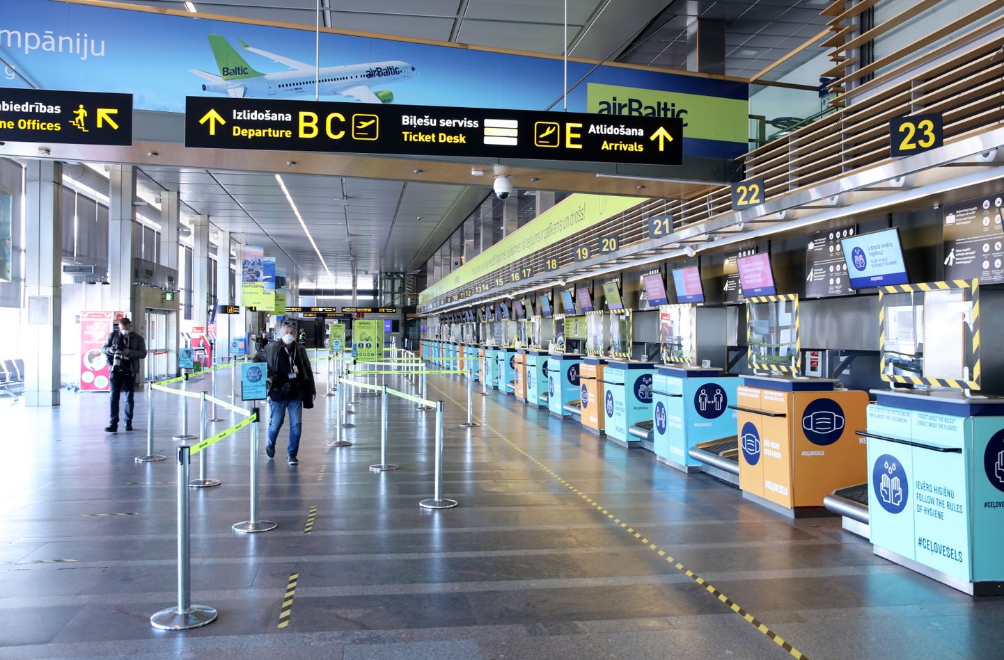 Starptautiskās lidostas "Rīga" pasažieru terminālis. Ilustratīvs foto