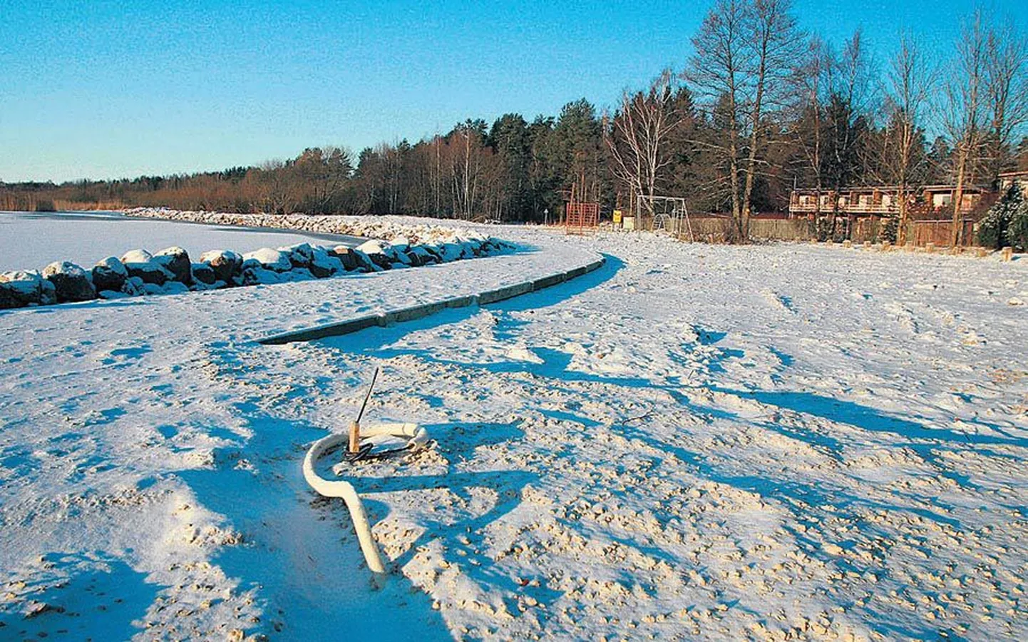 Talvine promenaad on inimtühi, kuid selle rajajate lootuste järgi peaks see suvel jalutajatest kubisema.