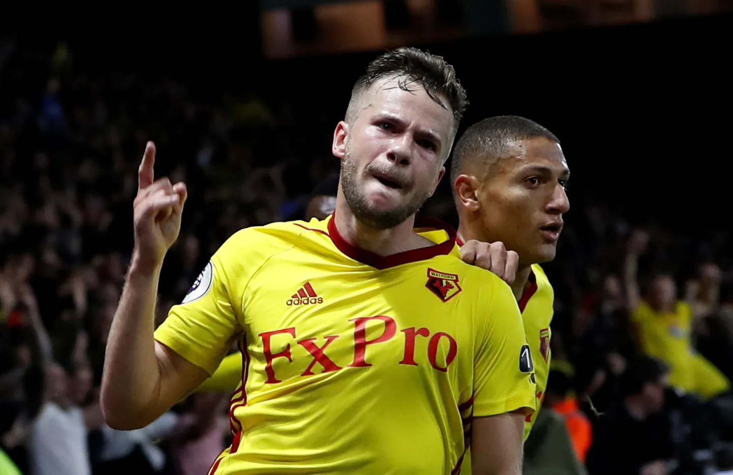 Watfordi võiduvärava mängus Arsenaliga lõi Tom Cleverley.