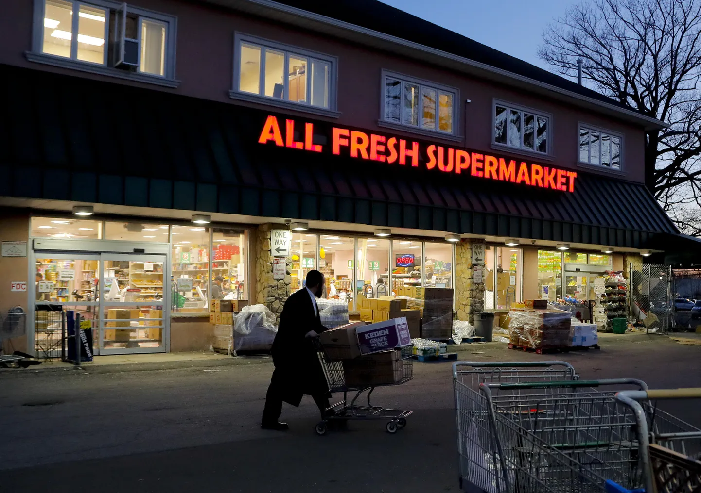 Ultraortodoksne juut Spring Valley linnas Rocklandi maakonnas.