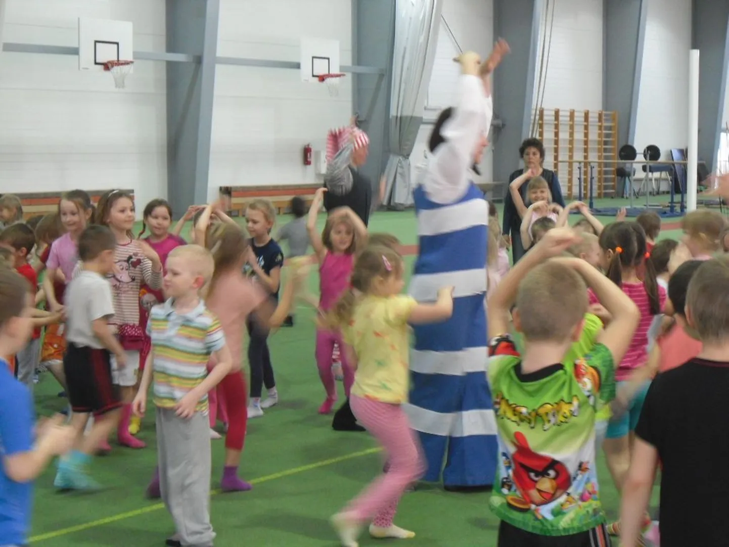 Spordipäev Ülejõe lasteaias.