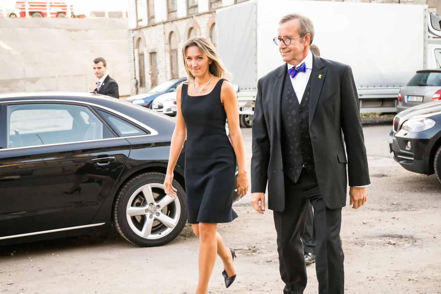 11.09.2015. Tallinn. Arvo PÃ¤rt 80. Kontsert Noblessneri valukojas. President Toomas Hendrik Ilves ja Ieva Kupce. FOTO: EERO VABAMÃGI/POSTIMEES
