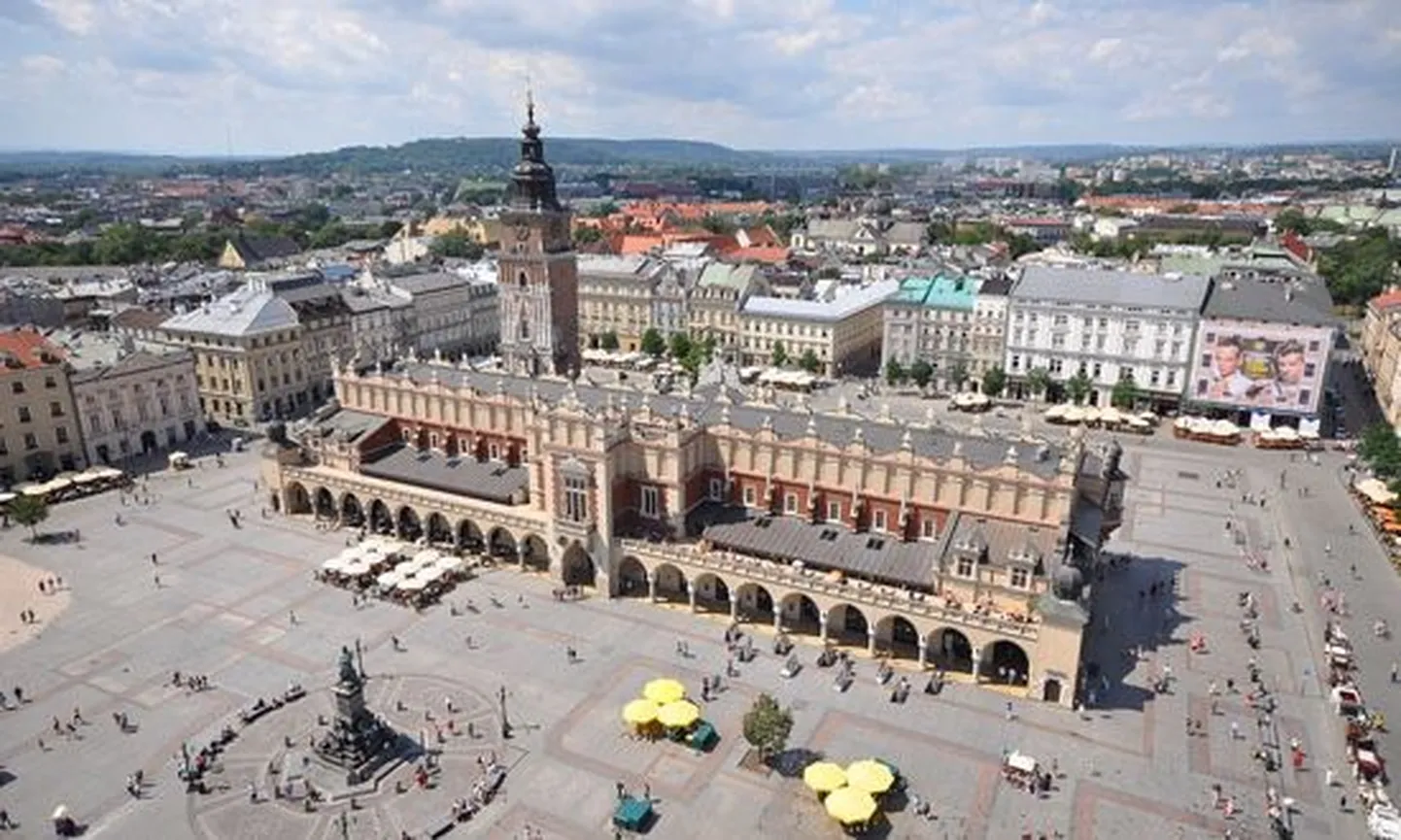 Keskaegne linnaväljak Rynek Główny.