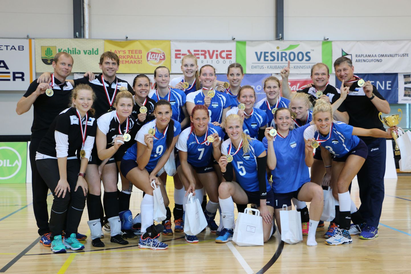 Eesti rahvusnaiskond võitis turniiri Kohilas.