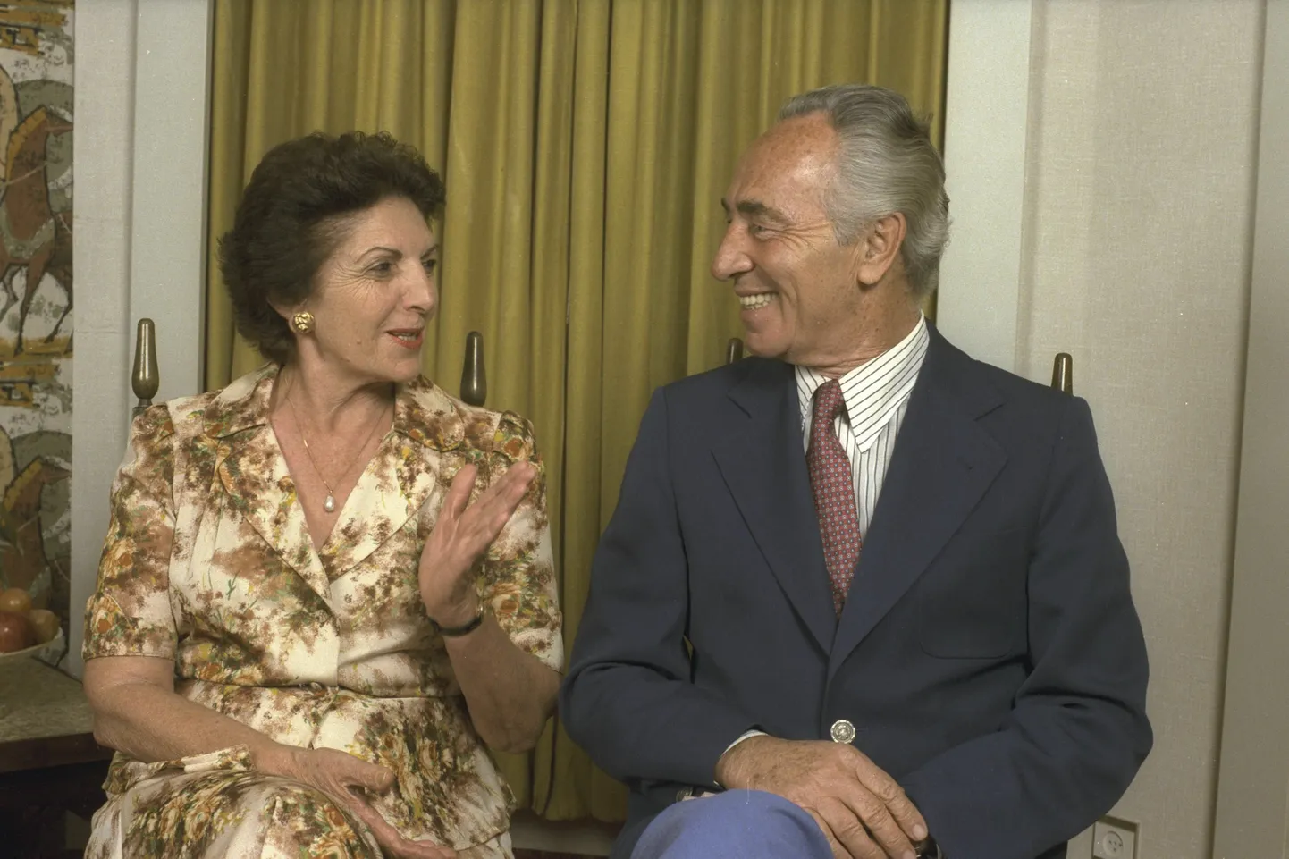 Sonia ja Shimon Peres. Foto kuupäev pole teada.