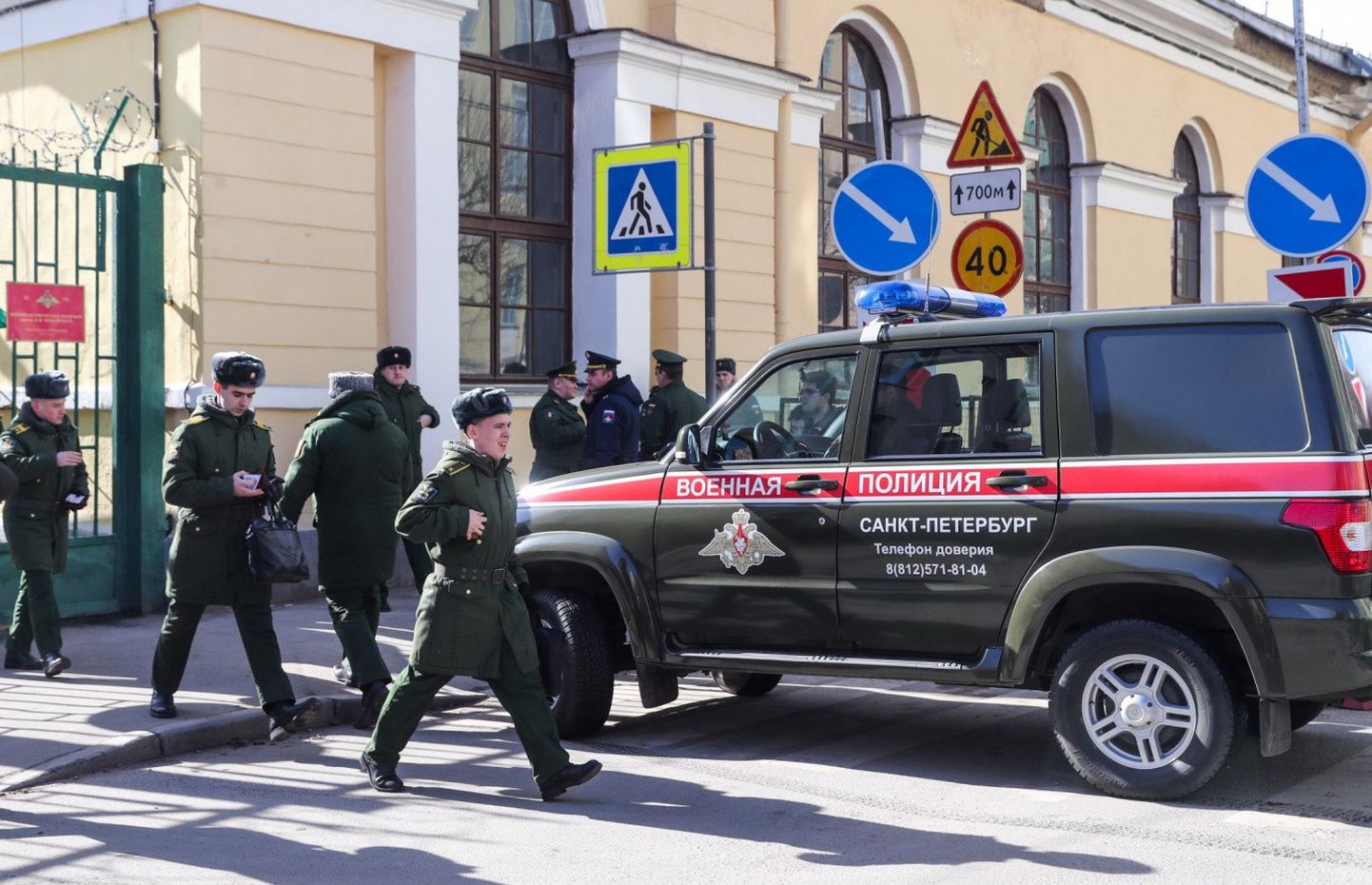 В военной академии Санкт-Петербурга прогремел взрыв