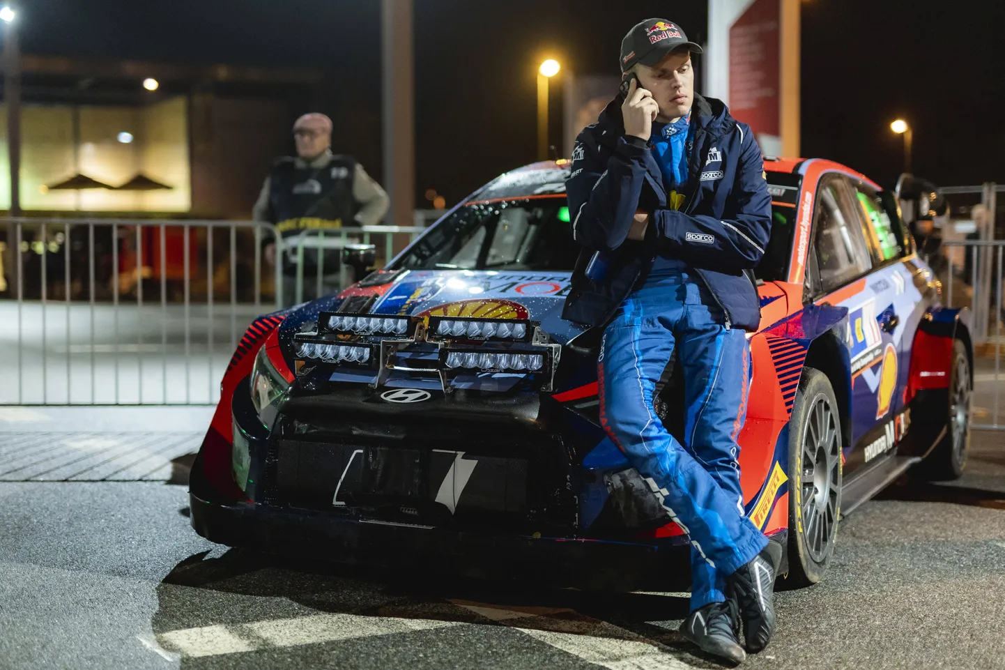 Ott Tänak Kesk-Euroopa rallil: veel M-Spordi vormis, aga toetumas Hyundai masinale.
