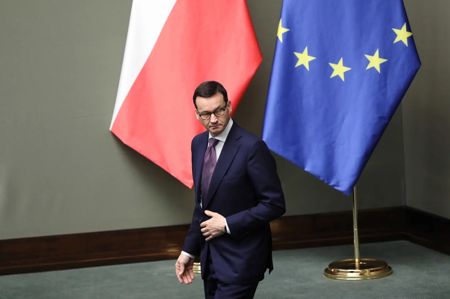 Poola peaminister Mateusz Morawiecki.