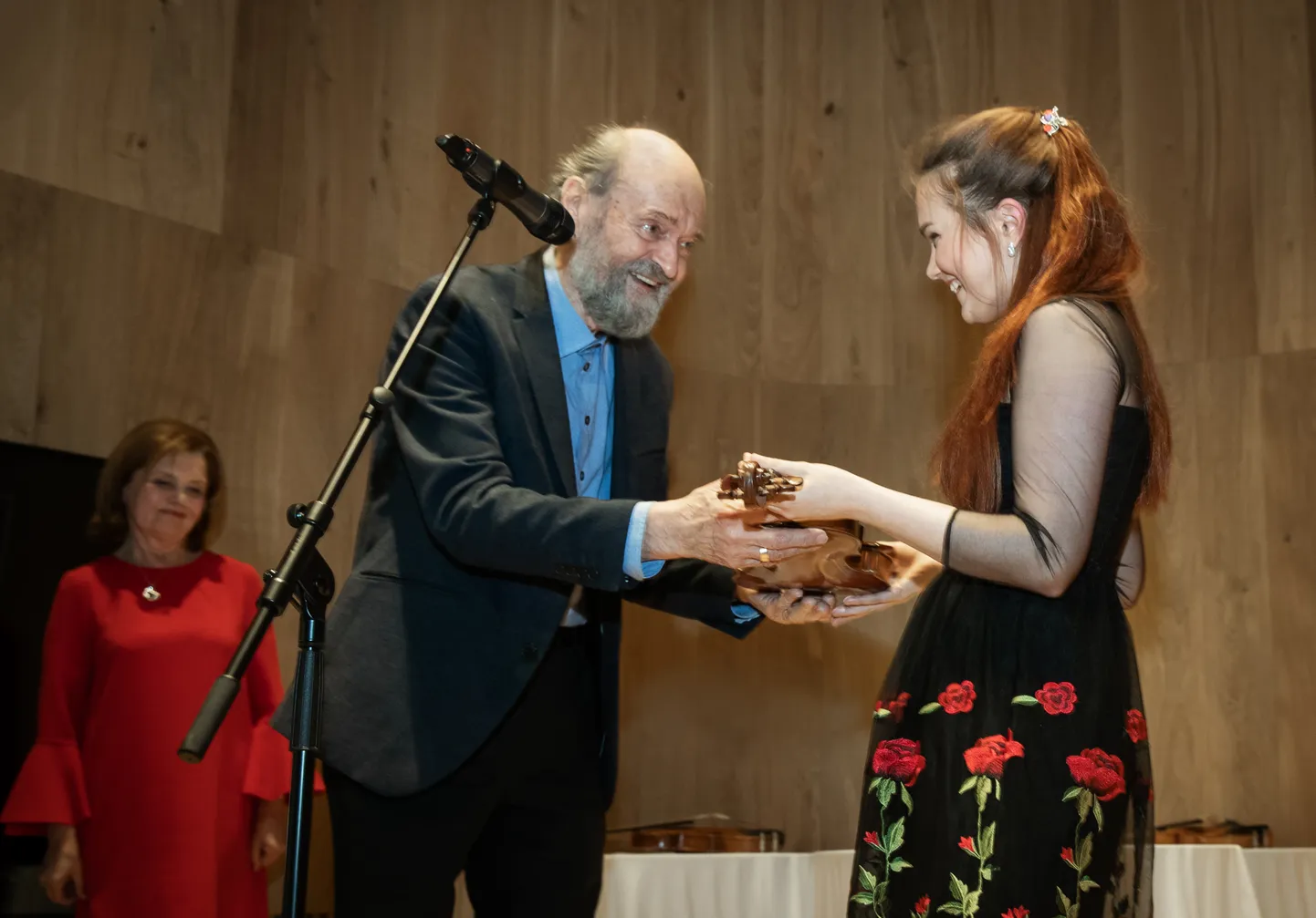 Arvo Pärt ja Gloria Ilves.