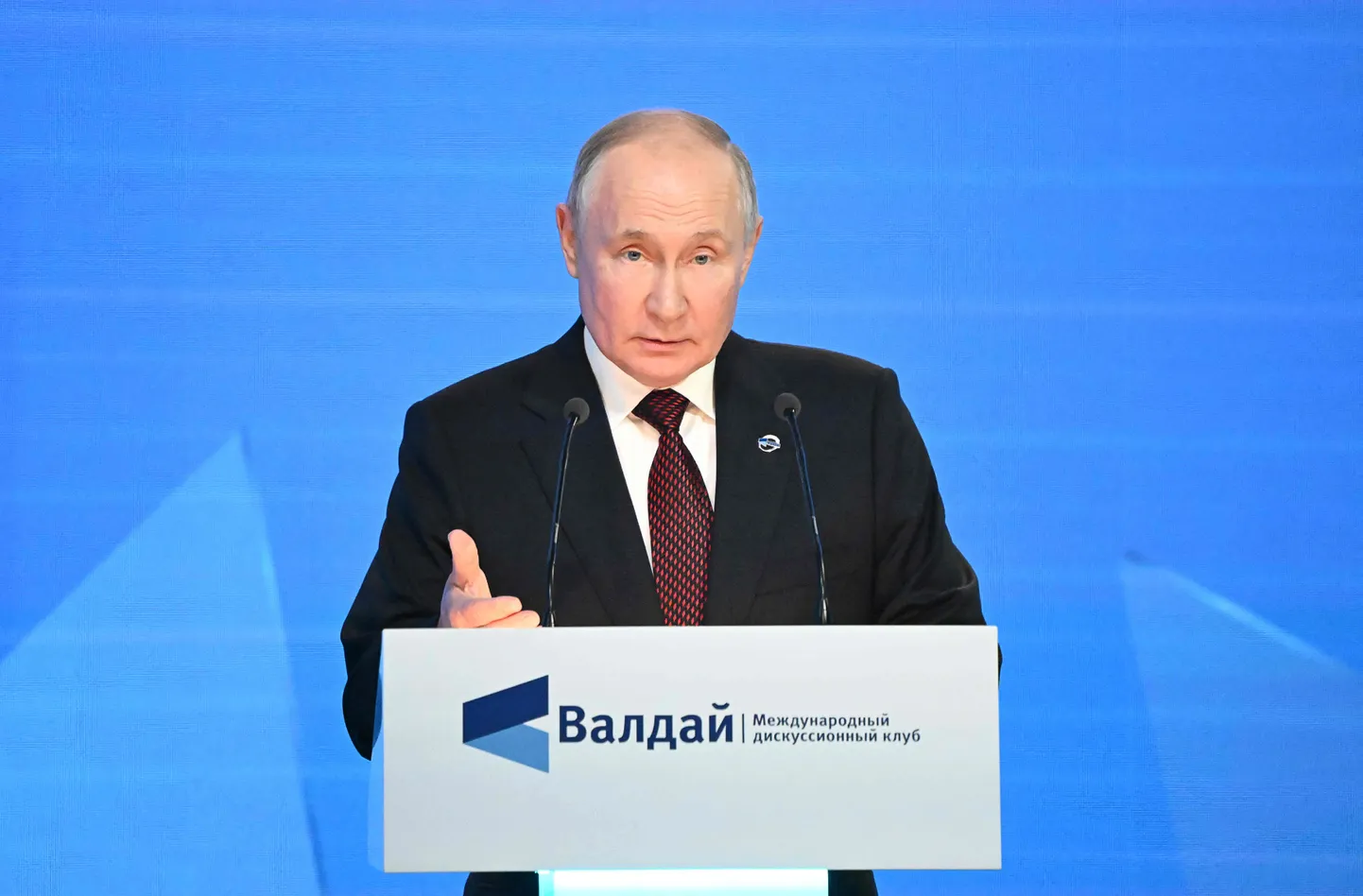 Putin esinemas Valdai foorumil 5. oktoobril 2023.