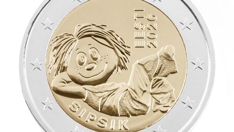 Eesti Pank laseb ringlusse kaheeurose Sipsiku-mündi