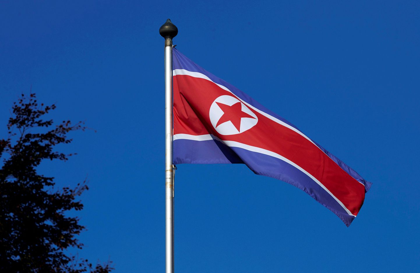 Põhja-Korea lipp.