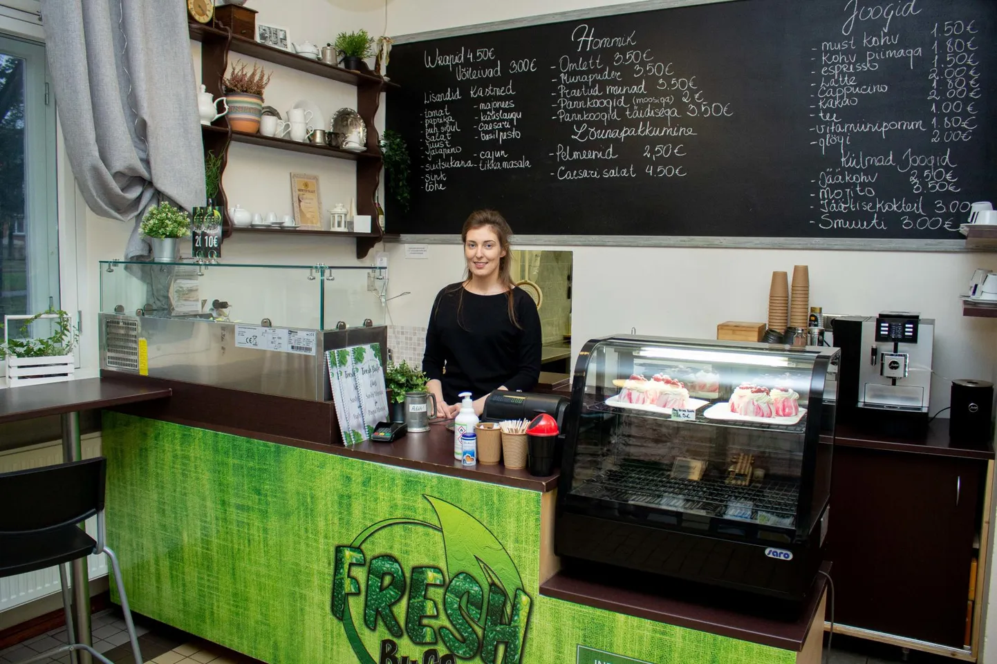 Valga toidukoha Fresh Buffe juht ja omanik Alina Brovarets võttis firma eestvedamise enda peale 2019. aastal.