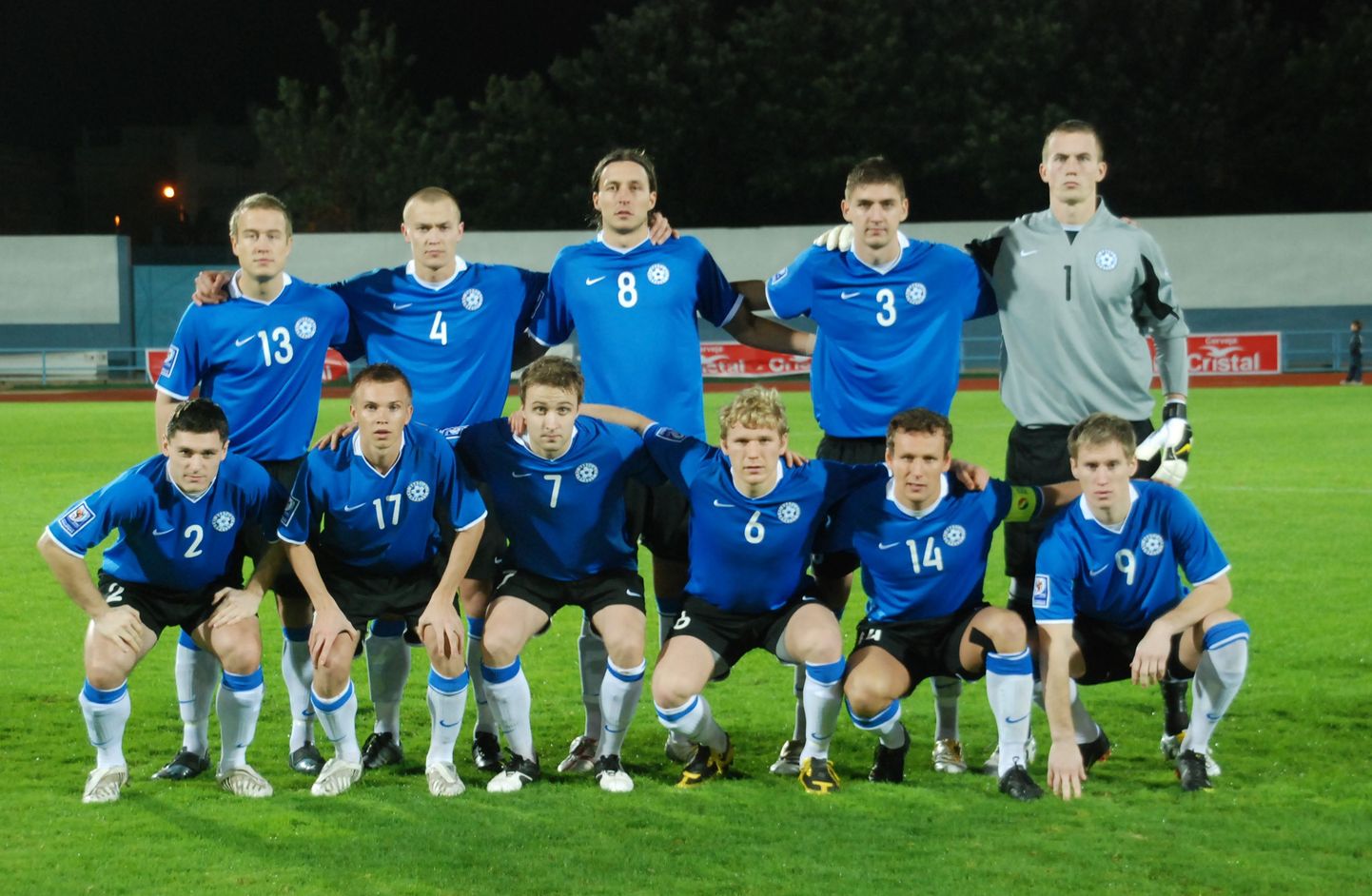 Eesti jalgpallikoondise algkoosseis kohtumiseks Angolaga.