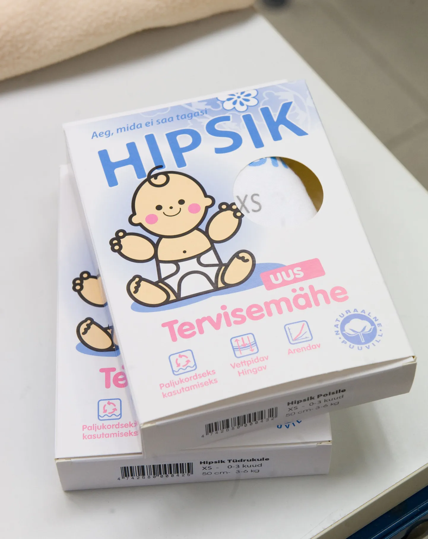 Eestis valmistatud korduvmähkmed Hipsik.