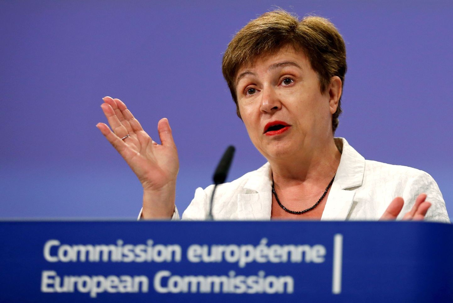 Euroopa Komisjoni volinik ja asepresident Kristalina Georgieva.